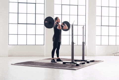Barbell Front Squat Exercise