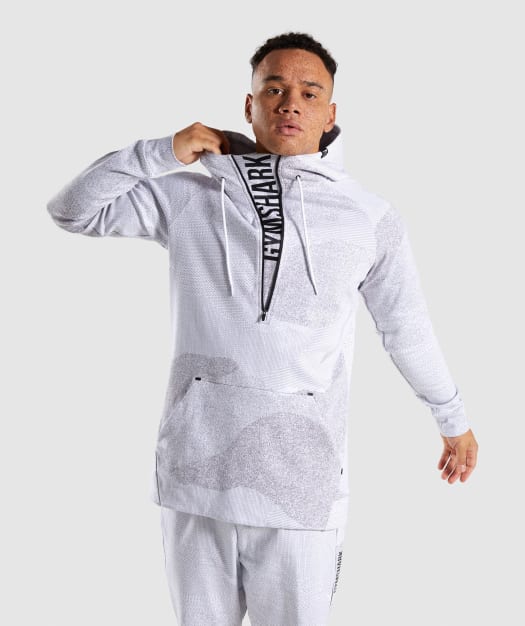 Gymshark Ultra Jacquard Pullover - White