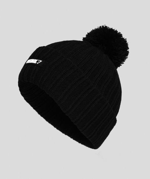 Gymshark Bobble Hat - Black