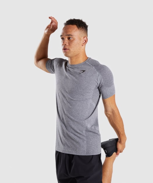 Gymshark Define Seamless T-Shirt - Smokey Grey Marl