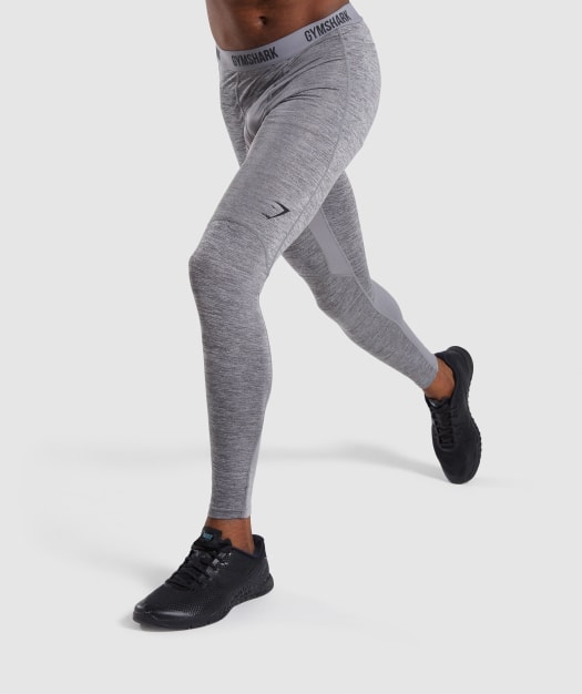 Gymshark Element+ Baselayer Leggings - Smokey Grey Marl
