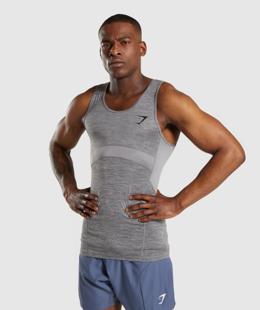 Gymshark Element+ Baselayer Tank - Smokey Grey Marl