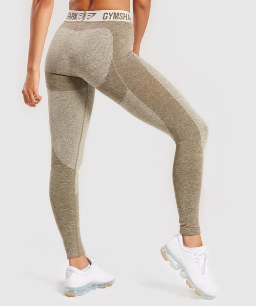 Gymshark Flex Leggings - Khaki/Sand