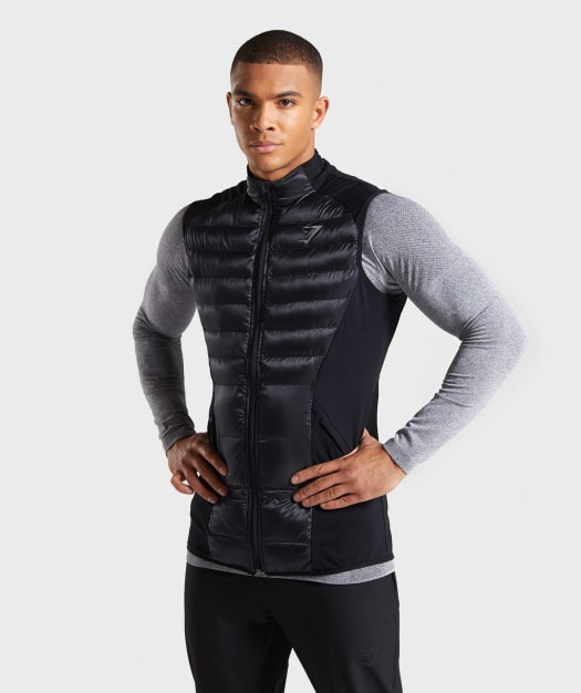 Gymshark Power Lightweight Gilet - Black