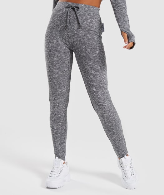 Gymshark Slounge Leggings - Charcoal Marl