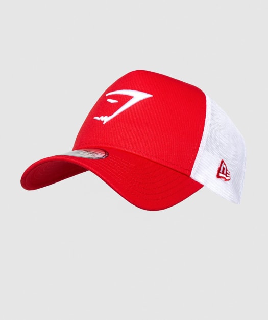 Gymshark New Era Mesh Trucker - Red