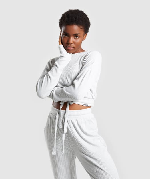 Gymshark Relaxed Sweater - Light Grey