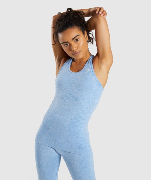 Gymshark Vital Seamless Vest - Blue