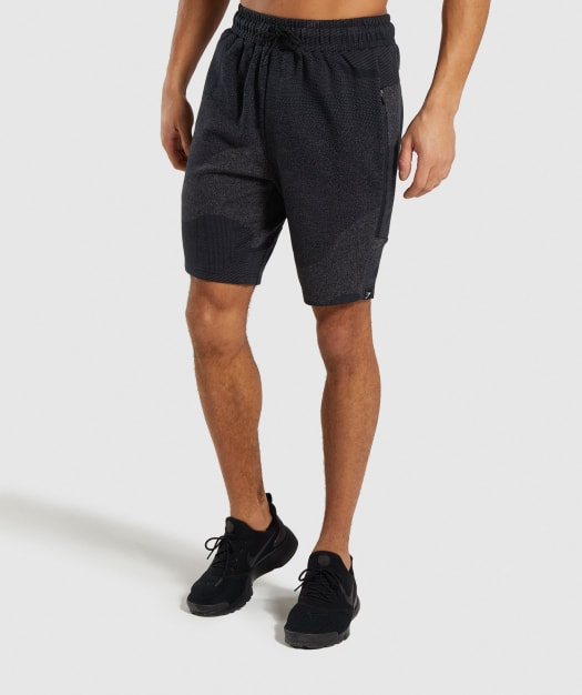 Gymshark Ultra Jacquard Shorts - Charcoal