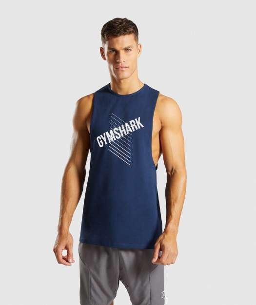 Gymshark Score Tank - Sapphire Blue