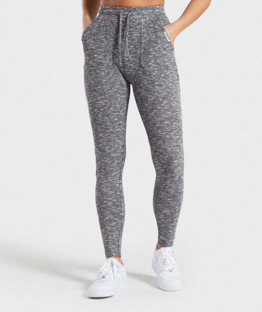 Gymshark Slounge Leggings - Black Marl