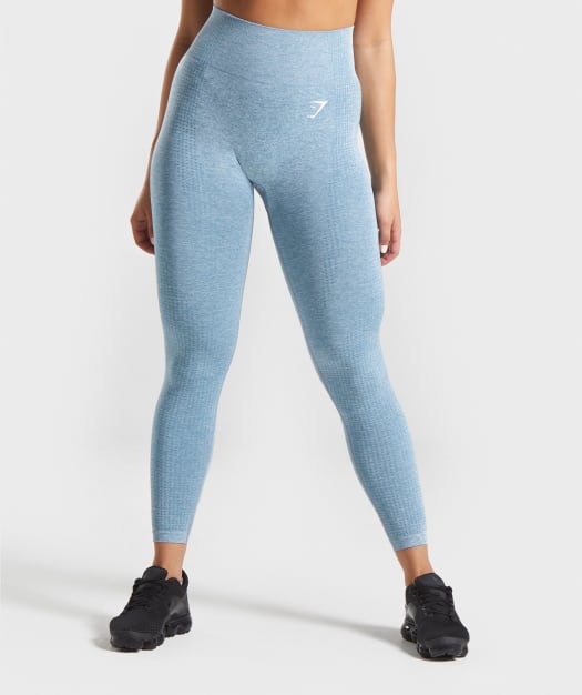 Gymshark Vital Seamless Leggings - Teal Marl