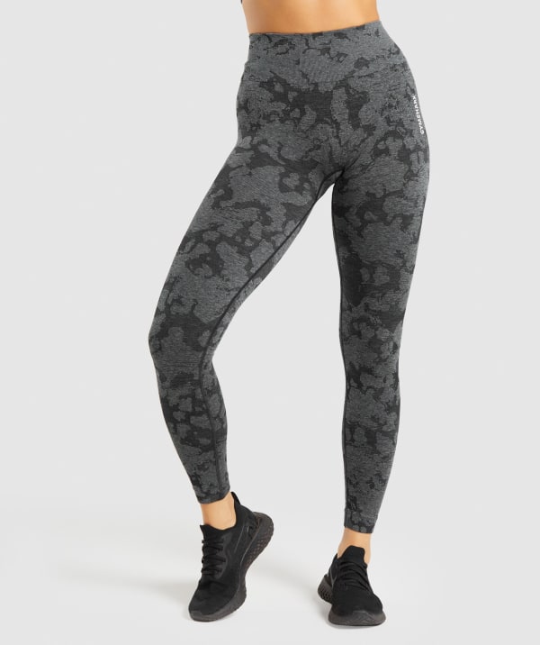 grey camo gym leggings