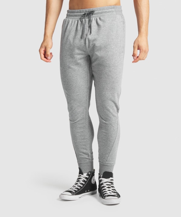 gymshark mens grey joggers