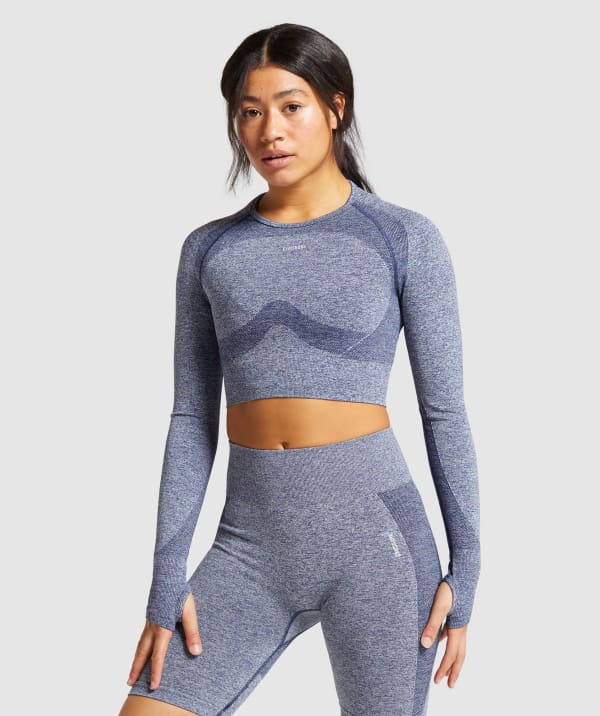 long sleeve baggy gym top