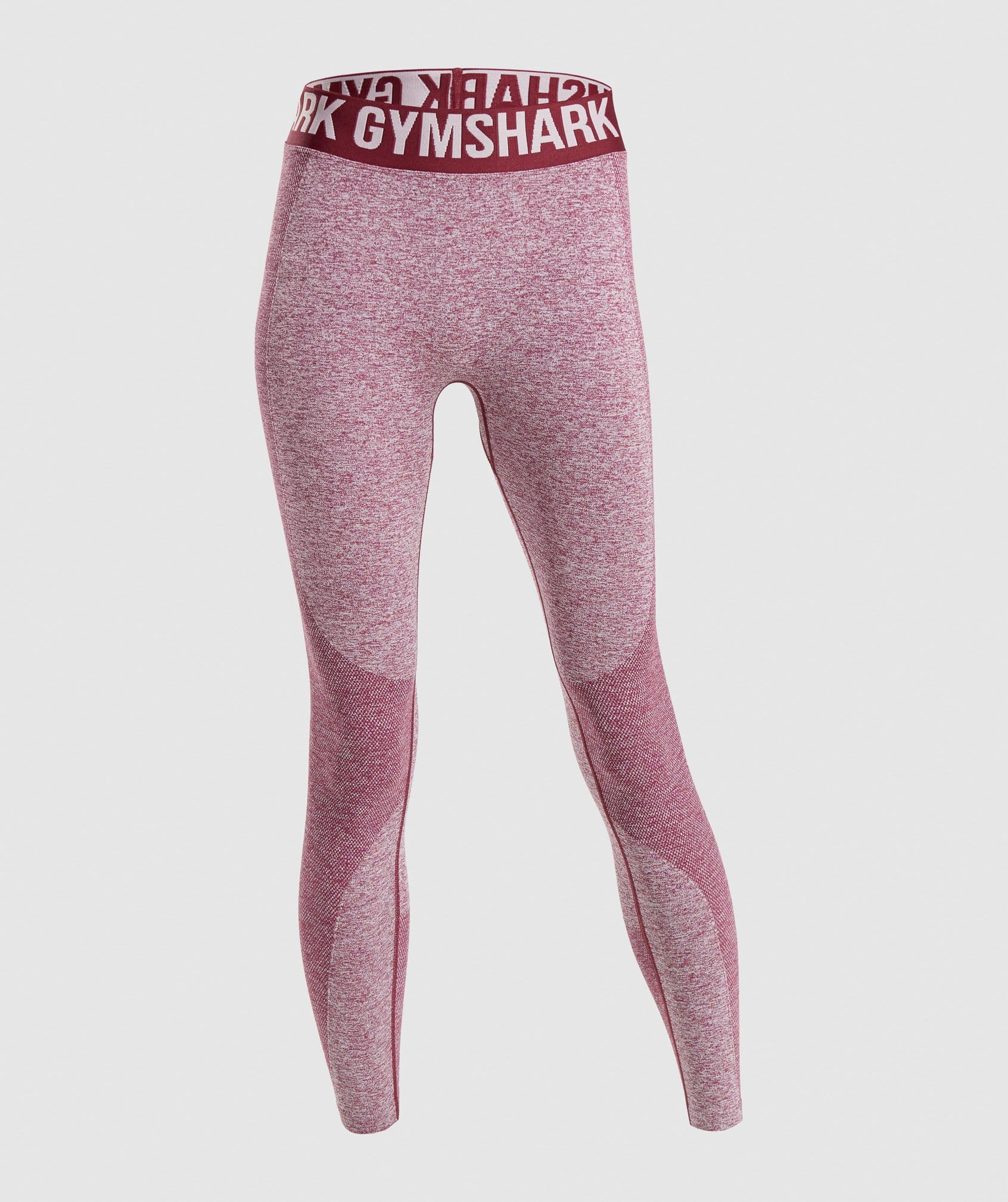 Gymshark Flex Leggings - Claret Marl/Pink