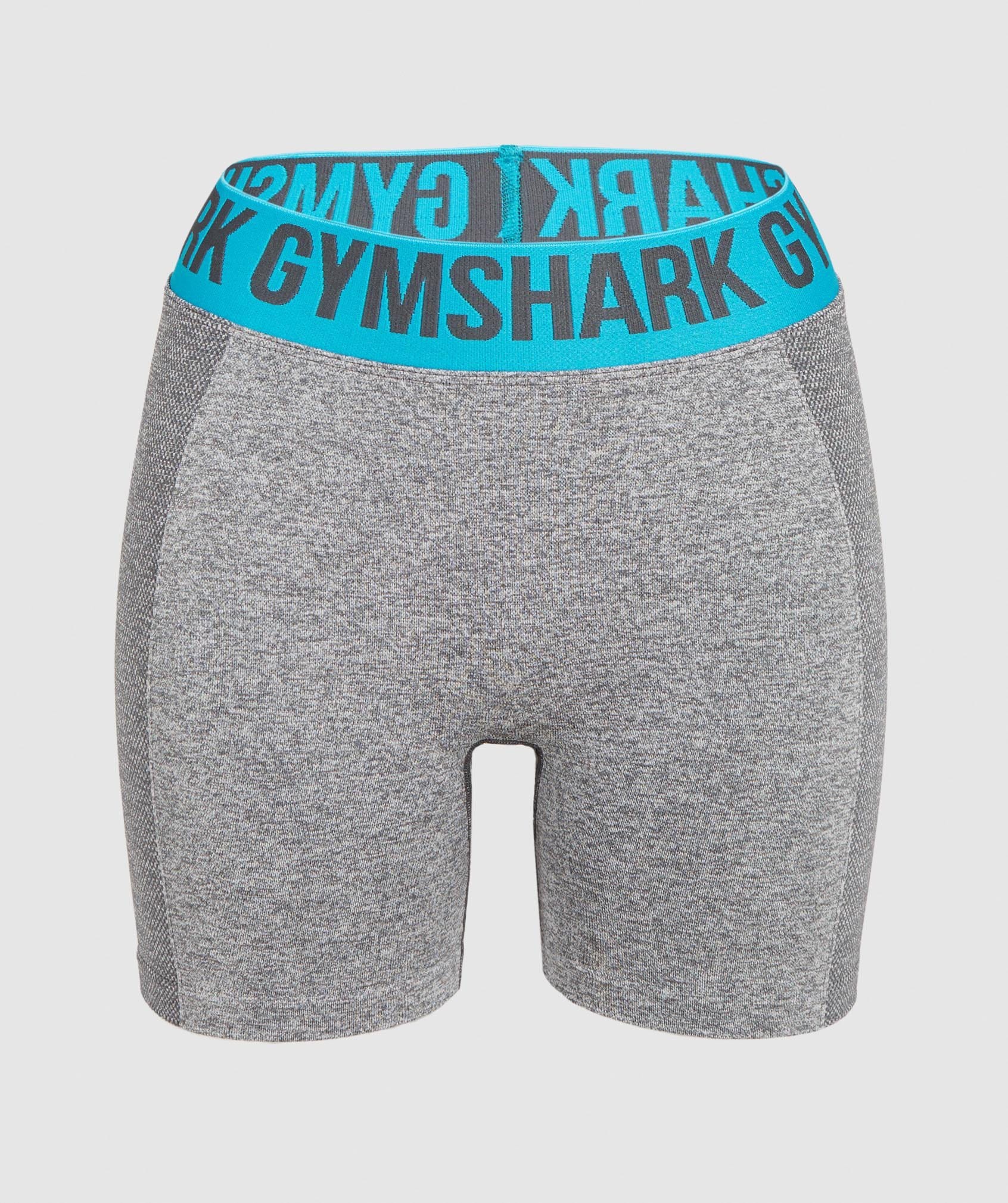 Gymshark Flex Shorts - Charcoal Marl/Teal